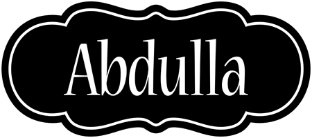 Abdulla welcome logo