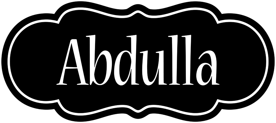Abdulla welcome logo