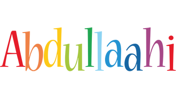 Abdullaahi birthday logo