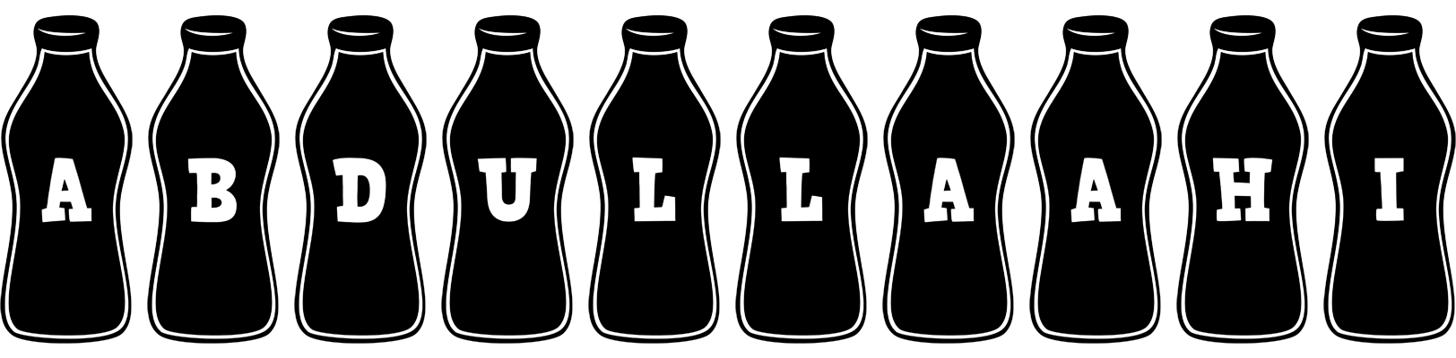 Abdullaahi bottle logo