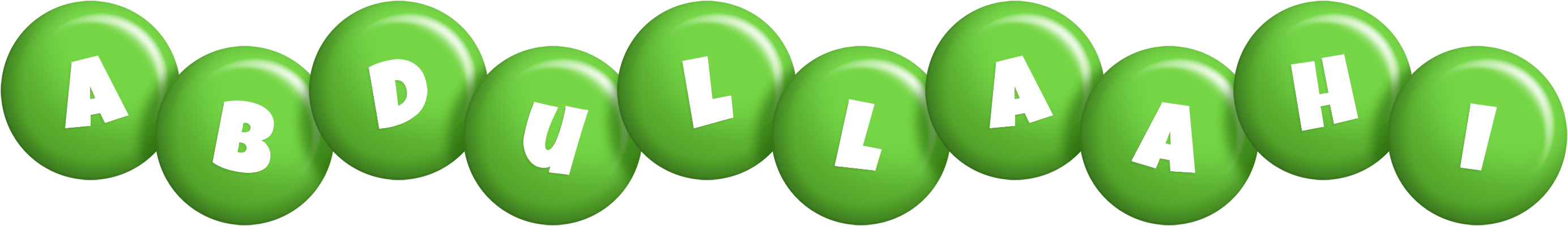 Abdullaahi candy-green logo