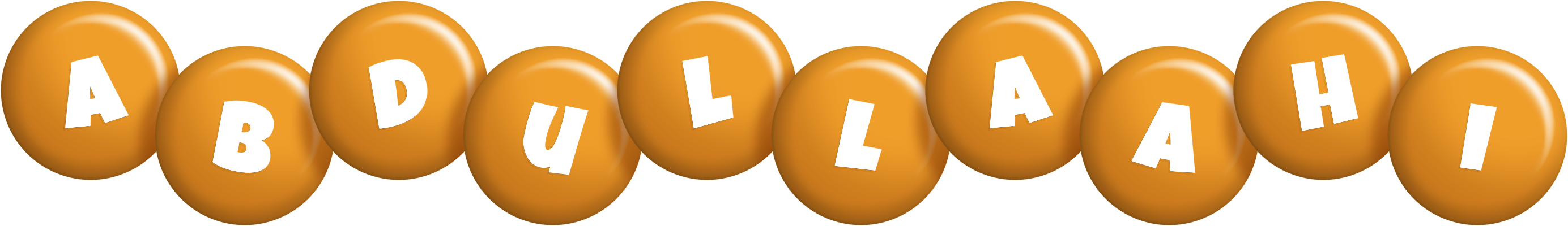Abdullaahi candy-orange logo