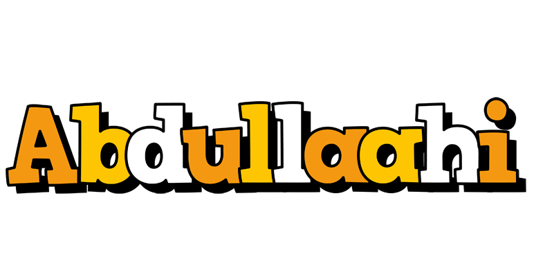 Abdullaahi cartoon logo