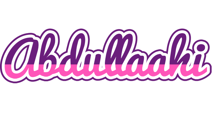 Abdullaahi cheerful logo