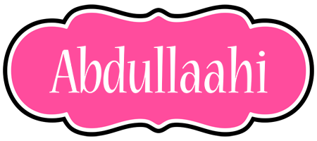 Abdullaahi invitation logo