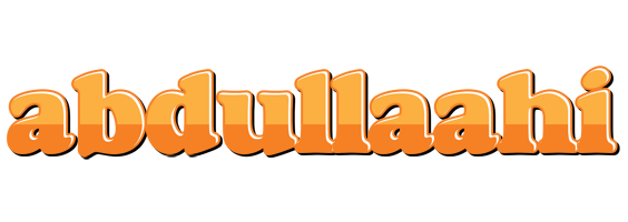 Abdullaahi orange logo