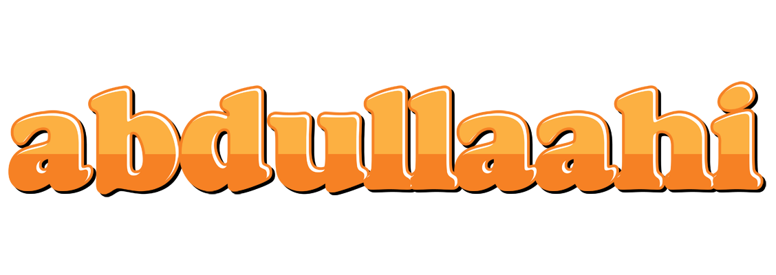 Abdullaahi orange logo