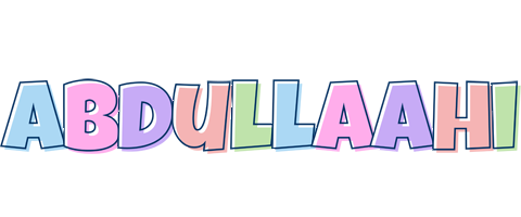 Abdullaahi pastel logo