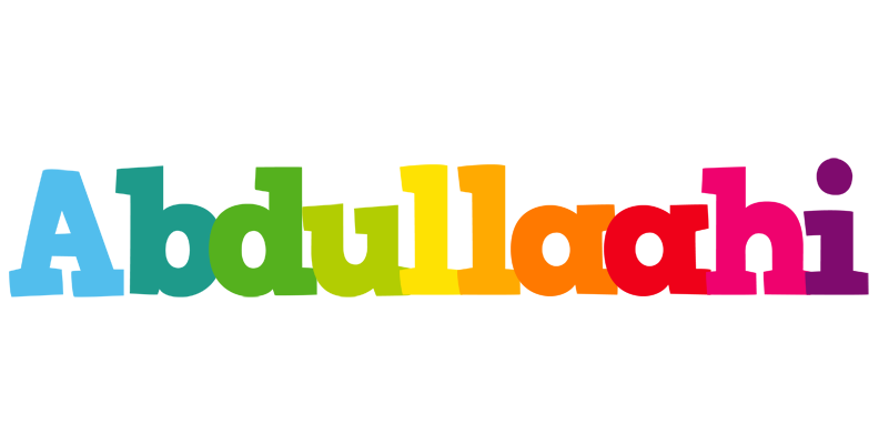 Abdullaahi rainbows logo