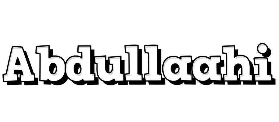 Abdullaahi snowing logo