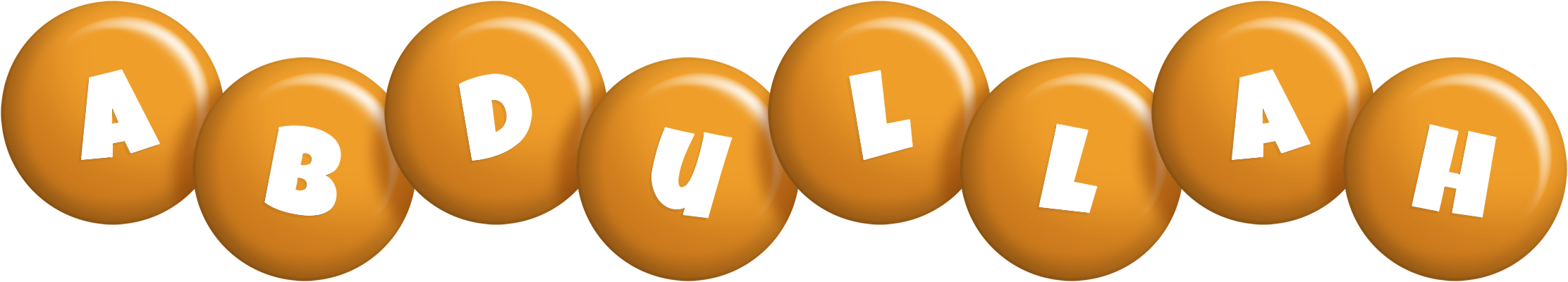 Abdullah candy-orange logo