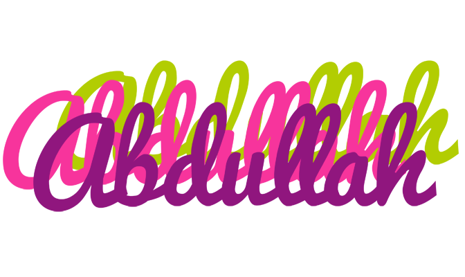 Abdullah flowers logo