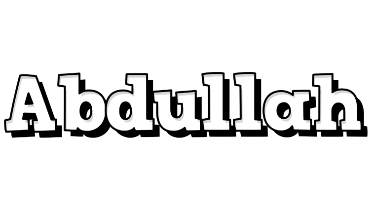 Abdullah snowing logo