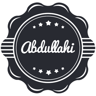 Abdullahi badge logo