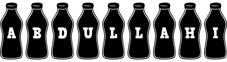 Abdullahi bottle logo