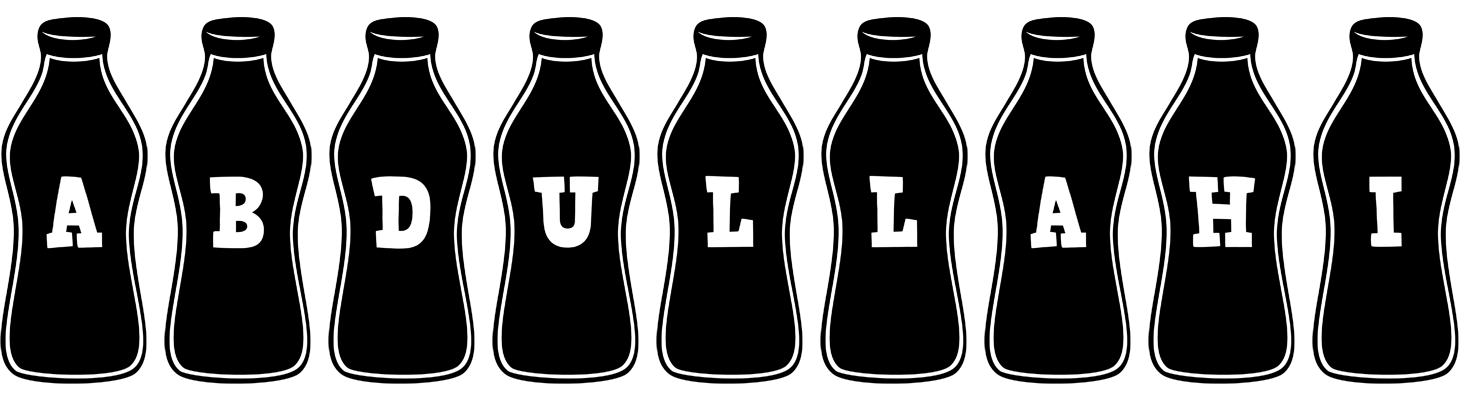 Abdullahi bottle logo