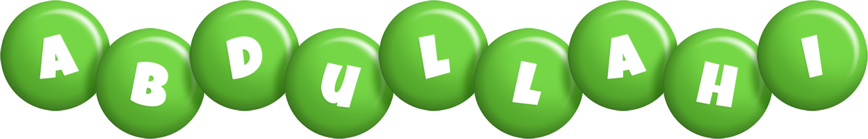 Abdullahi candy-green logo