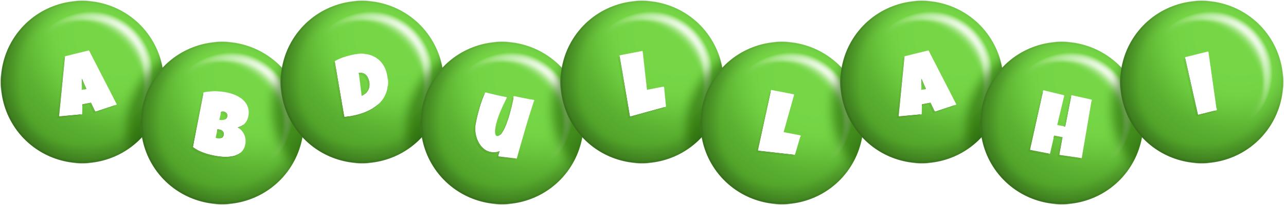 Abdullahi candy-green logo