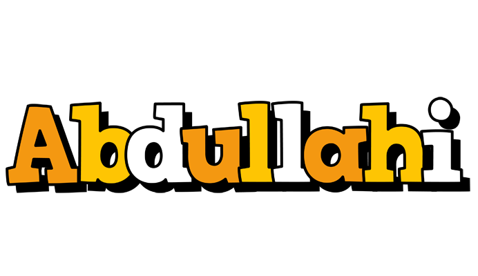 Abdullahi cartoon logo