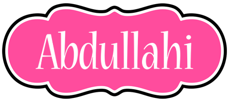 Abdullahi invitation logo
