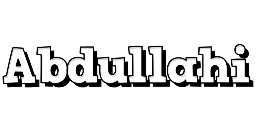 Abdullahi snowing logo
