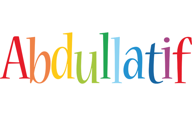 Abdullatif birthday logo