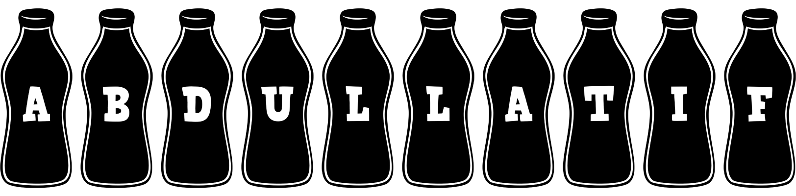 Abdullatif bottle logo