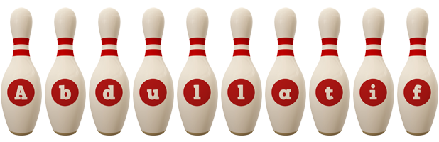 Abdullatif bowling-pin logo
