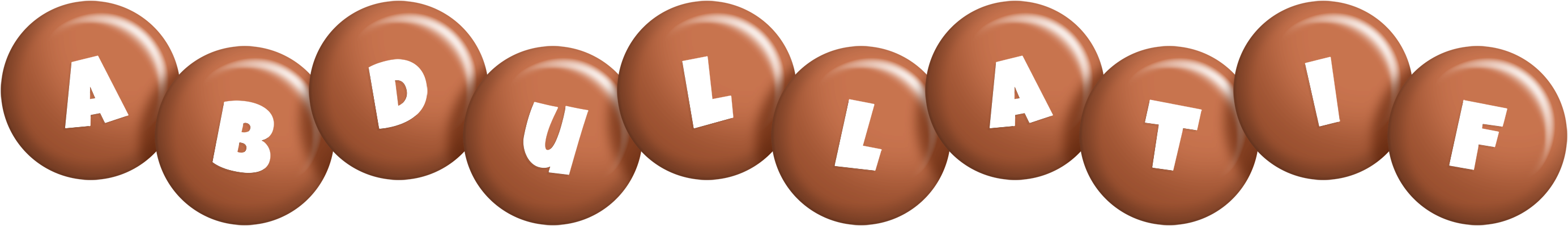 Abdullatif candy-brown logo