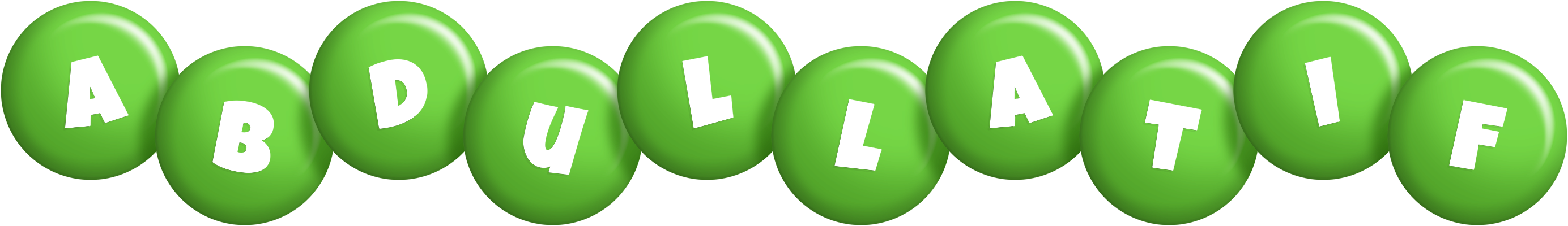 Abdullatif candy-green logo