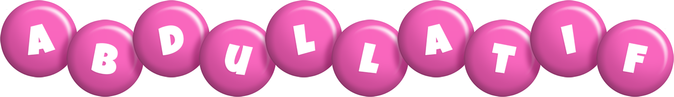 Abdullatif candy-pink logo