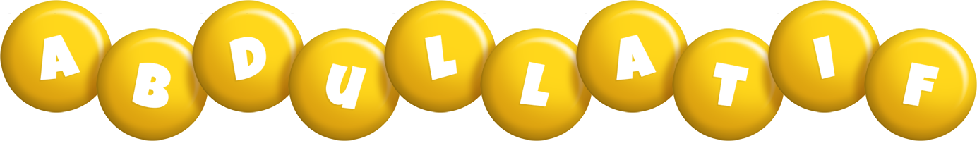 Abdullatif candy-yellow logo