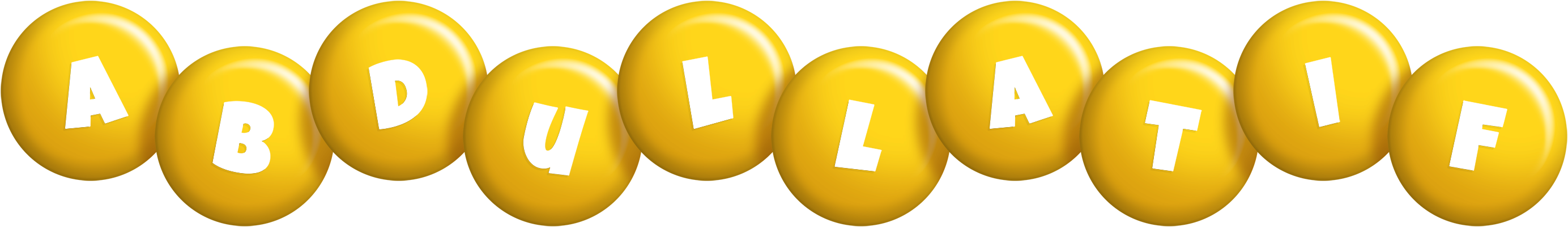Abdullatif candy-yellow logo