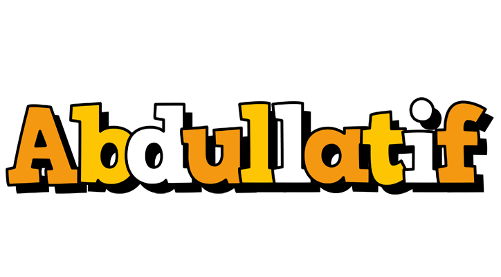 Abdullatif cartoon logo