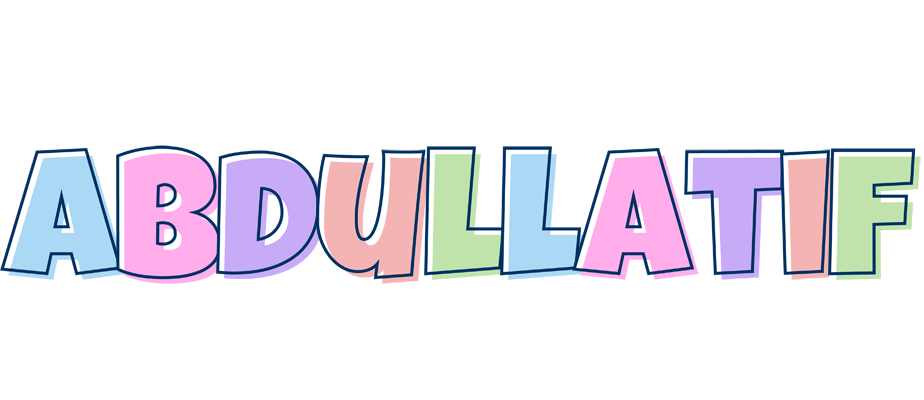 Abdullatif pastel logo