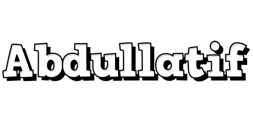 Abdullatif snowing logo