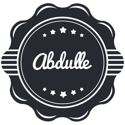 Abdulle badge logo