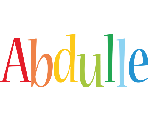 Abdulle birthday logo