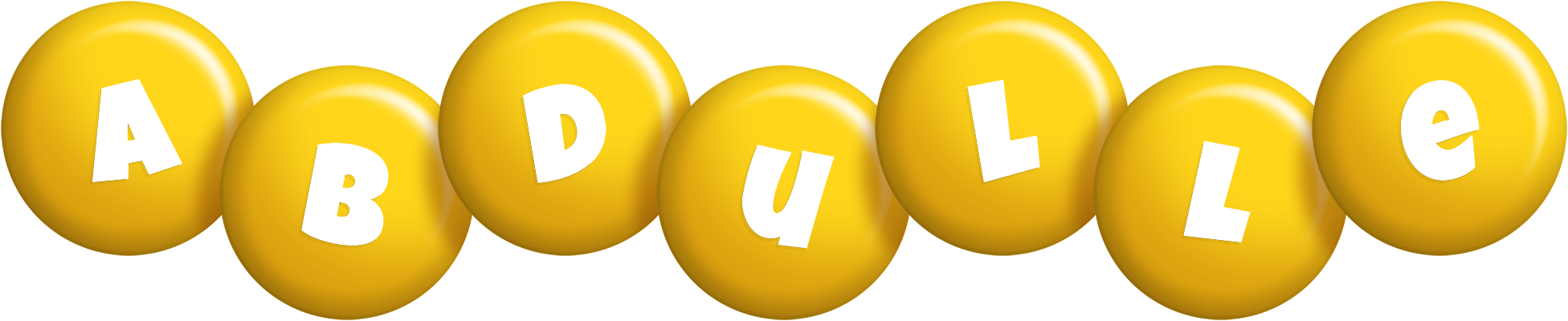 Abdulle candy-yellow logo