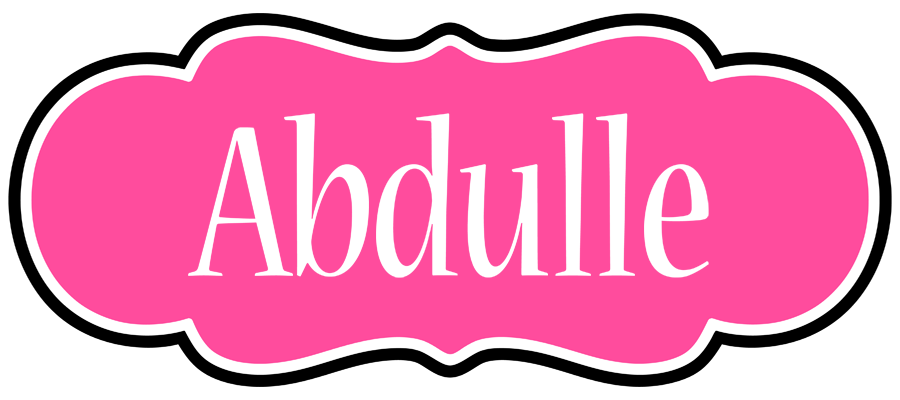 Abdulle invitation logo