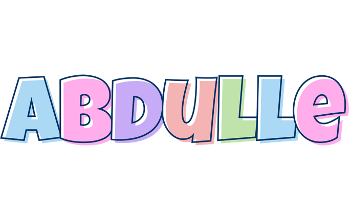 Abdulle pastel logo