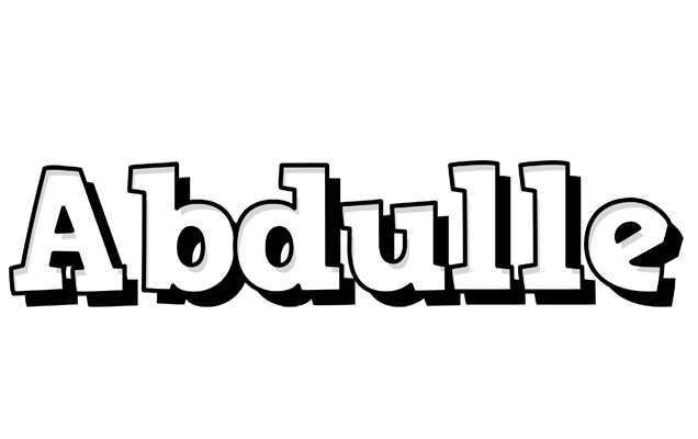 Abdulle snowing logo