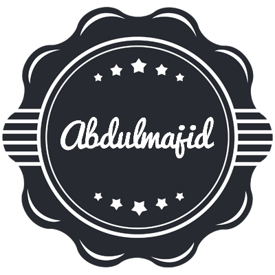 Abdulmajid badge logo