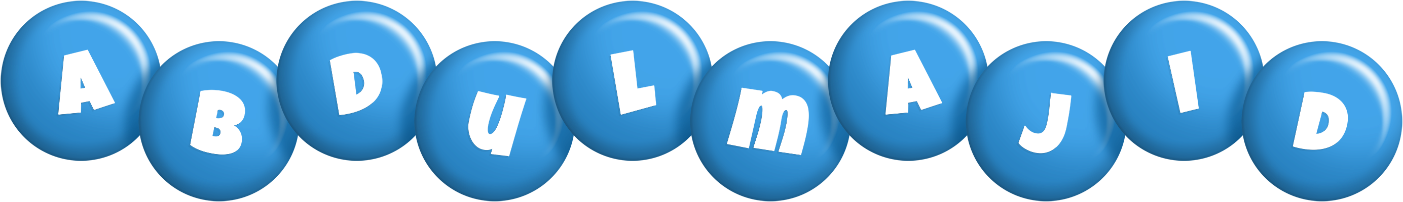 Abdulmajid candy-blue logo