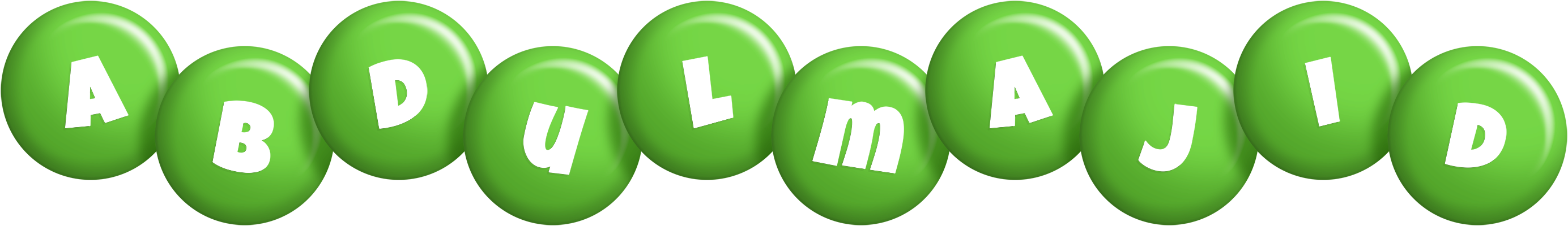Abdulmajid candy-green logo