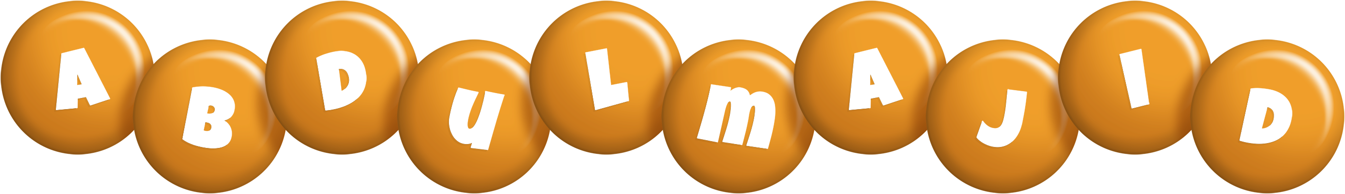 Abdulmajid candy-orange logo