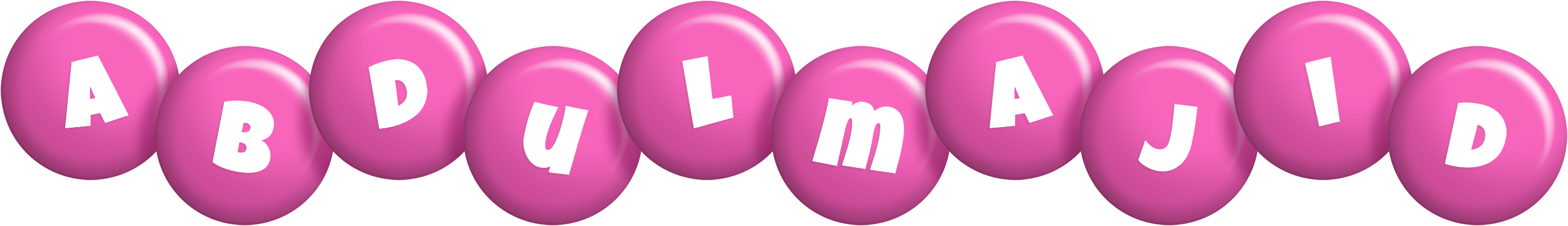 Abdulmajid candy-pink logo