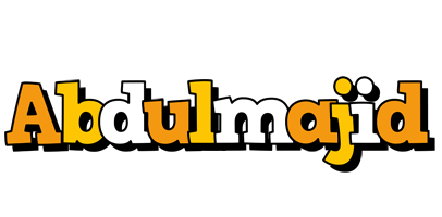 Abdulmajid cartoon logo