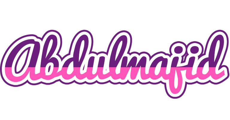 Abdulmajid cheerful logo