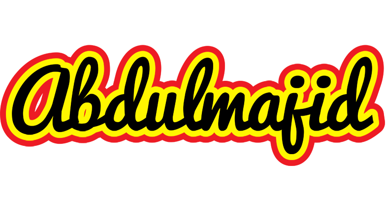 Abdulmajid flaming logo